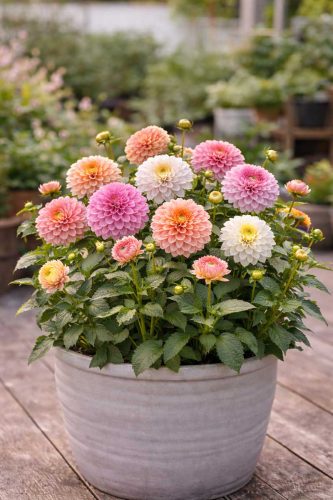 cedar rim nursery articles dahlias container